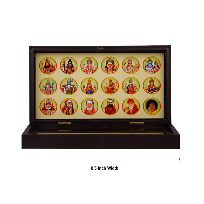 Pooja Box | Paduka Box/ Padham Box for Home Decor/ Assorted Design - Pooja Box & Paduka
