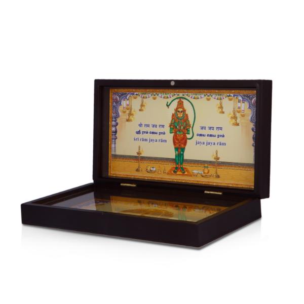 Jai Hanuman Print Paduka Box | Padham Box/ Pooja Box for Home Decor