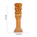 Wooden Ashok Pillar - 5 Inches | Ashoka Pillar Wooden for Home - Table Stand Accessories