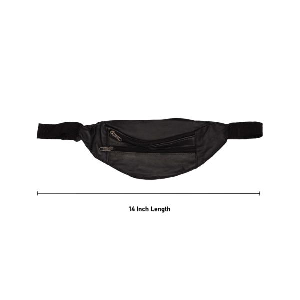 Giri Black Waist Bag Waist Pouch Travel Bag - Main Image