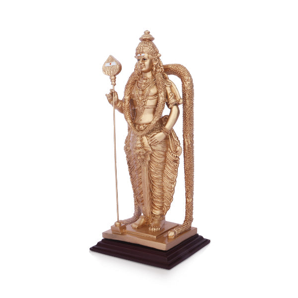 Murugan Statue - 12 Inches | Resin Murugan Idol/ Kartikeya Statue for Pooja