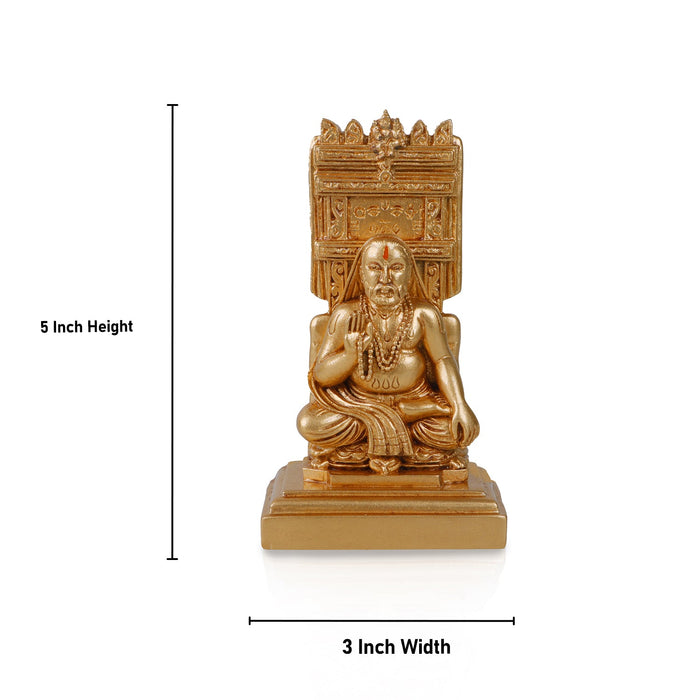 Raghavendra Swamy Idol - 5 Inches | Raghavendra Swamy Statue/ Raghavendra Idol for Pooja