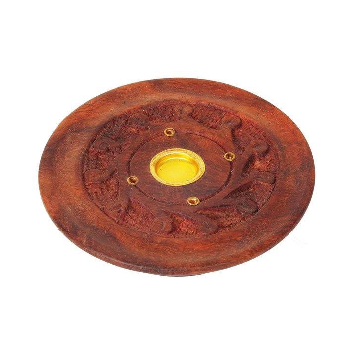 Agarbatti Stand - 1 x 4 Inches | Wooden Incense Holder/ Sambrani Holder for Pooja