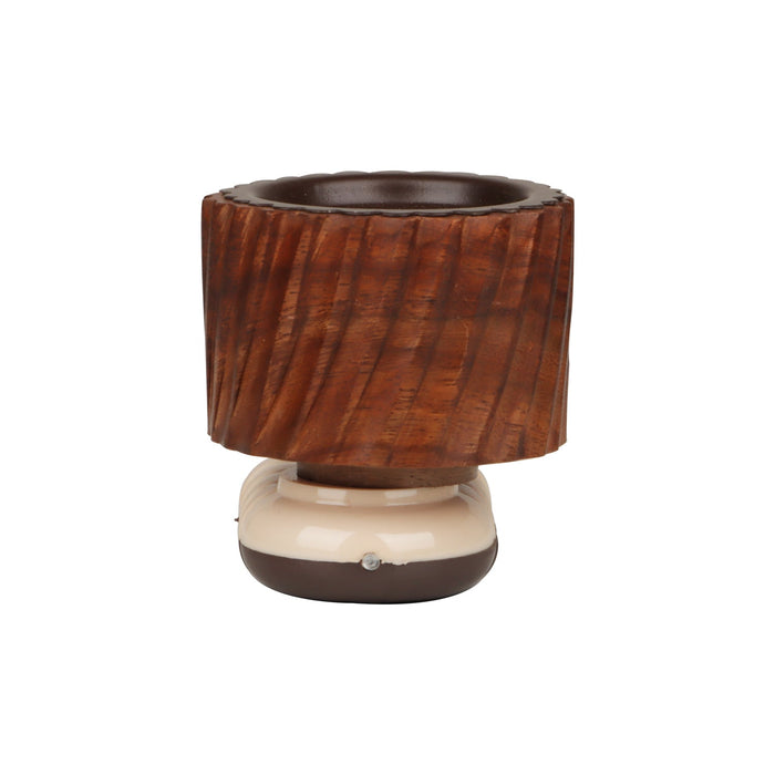 Electric Camphor Diffuser - 4 x 2.75 Inches | Wooden Kapoor Dhani/ Kapoor Diffuser Electric for Home - Room Freshener