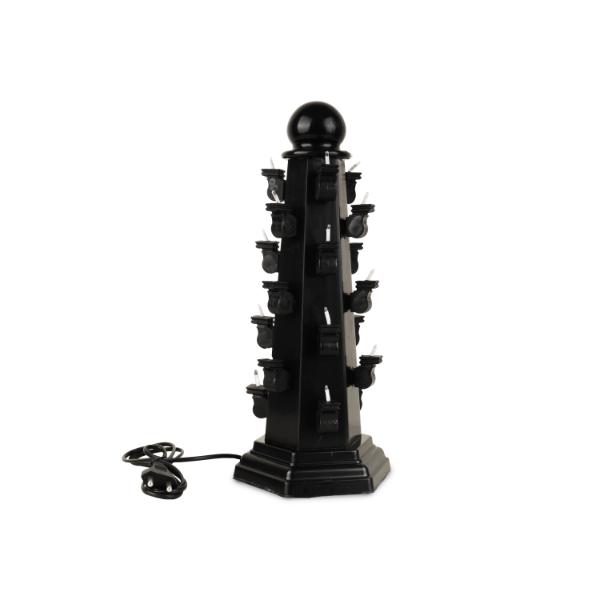 Electric Lamp - 15 Inches | 240V/ Deep Stambh with 21 Lights Electric Deepam for Home - Electric Lamp