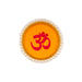 Rangoli Sticker - 3 Inches | Artificial Rangoli Design/ Om Pearl Design Rangoli Sticker for Floor - Kolam & Rangoli