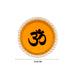 Rangoli Sticker - 3 Inches | Artificial Rangoli Design/ Om Pearl Design Rangoli Sticker for Floor - Kolam & Rangoli