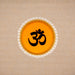 Rangoli Sticker - 3 Inches | Artificial Rangoli Design/ Om Pearl Design Rangoli Sticker for Floor - Kolam & Rangoli