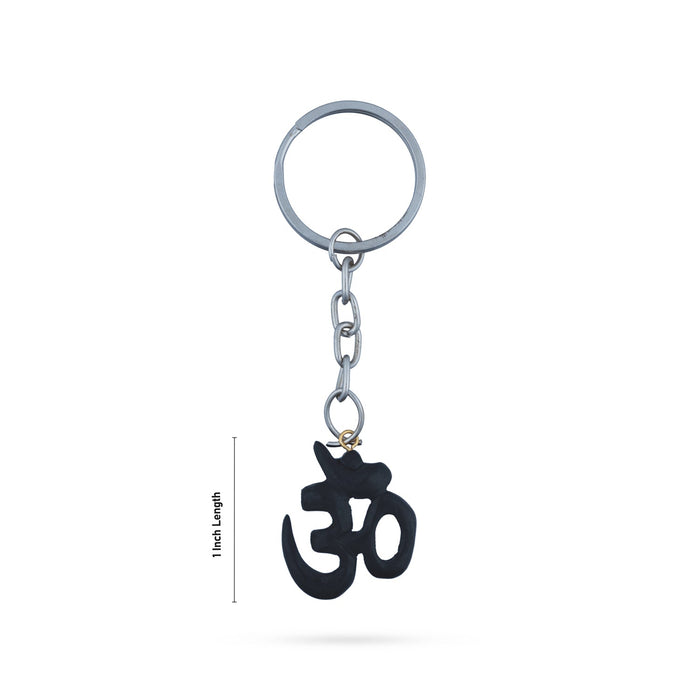 Key Chain - 1 Inch | Karungali Key Ring/ Ebony Key Chain for Bike/ Assorted Designs - Key Chain & Key Holder