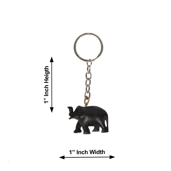 Key Chain - 1 Inch | Karungali Key Ring/ Ebony Key Chain for Bike/ Assorted Designs - Key Chain & Key Holder