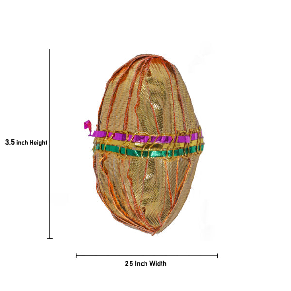 Decorative Coconut | Artificial Coconut/ Coconut for Pooja/ Assorted Design - Table Stand Accessories