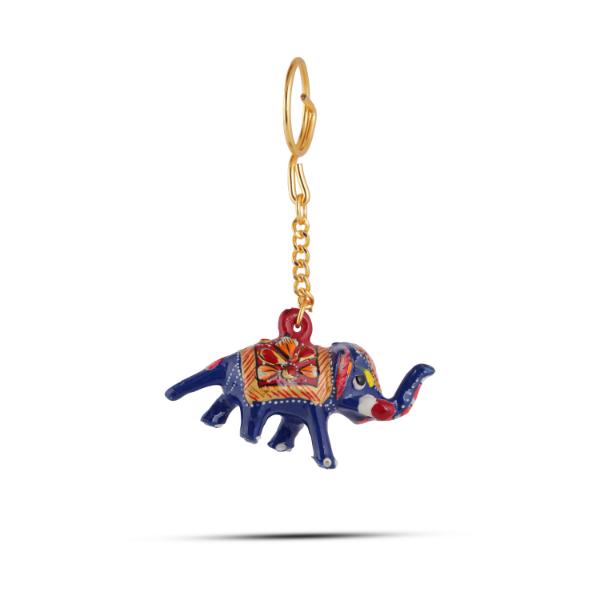 Key Chain - 2 Inches | Painted Key Ring for Bike/ Assorted Design - Key Chain & Key Holder