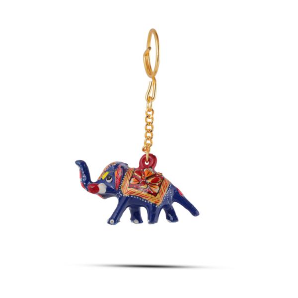 Key Chain - 2 Inches | Painted Key Ring for Bike/ Assorted Design - Key Chain & Key Holder
