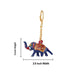 Key Chain - 2 Inches | Painted Key Ring for Bike/ Assorted Design - Key Chain & Key Holder