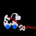 Dog with Wheels Toy - 5 Inches | Childrens Toy/ Wooden Toy for Kids - Traditional Games & Toys