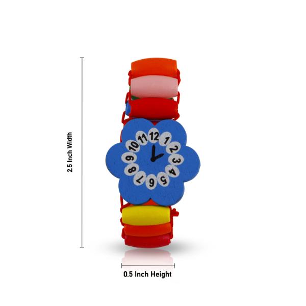 Colour Hand Band Toy - 2.5 Inches Dia | Childrens Toy/ Wooden Toy for Kids - Traditional Games & Toys