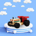 Colour Tractor Toy - 3 x 6.5 Inches | Childrens Toy/ Wooden Toy for Kids - Traditional Games & Toys