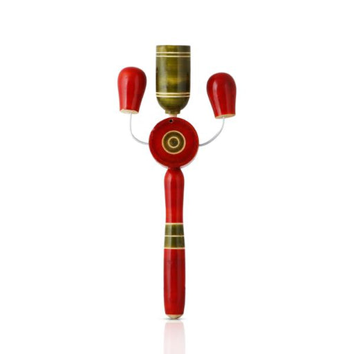 Colour Rattle Toy - 9 x 3.5 Inches | Wooden Toy/ Childrens Toy/ Wooden Rattle for Kids - Traditional Games & Toys