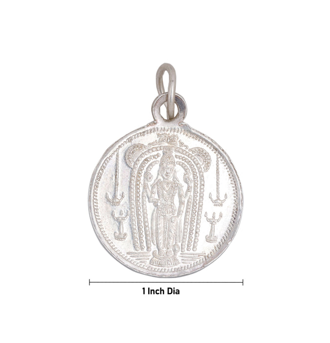 Goddess Lakshmi Locket Silver Lakshmi Dollar Elegant 925 Silver
