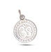 Silver Dollar - 1 Inch | Guruvayurappan & Lakshmi Hayagreevar Pendant/ Locket for Men & Women - Mala & Pendant