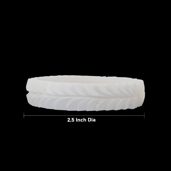 Shankha Bangle - 2.5 Inches | Shankh Bangle/ Shankha Pola for Women - Bracelet