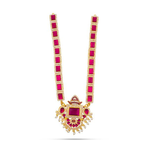 Stone Haram | Multicolour Stone Jewelry/ Deity Necklace/ Jewellery for Deity - Neck & Body Accessories