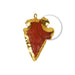 Arrowhead Pendant - Red | Dollar/ Locket/ Jewellery for Men & Women/ Assorted Colour - Mala & Pendant