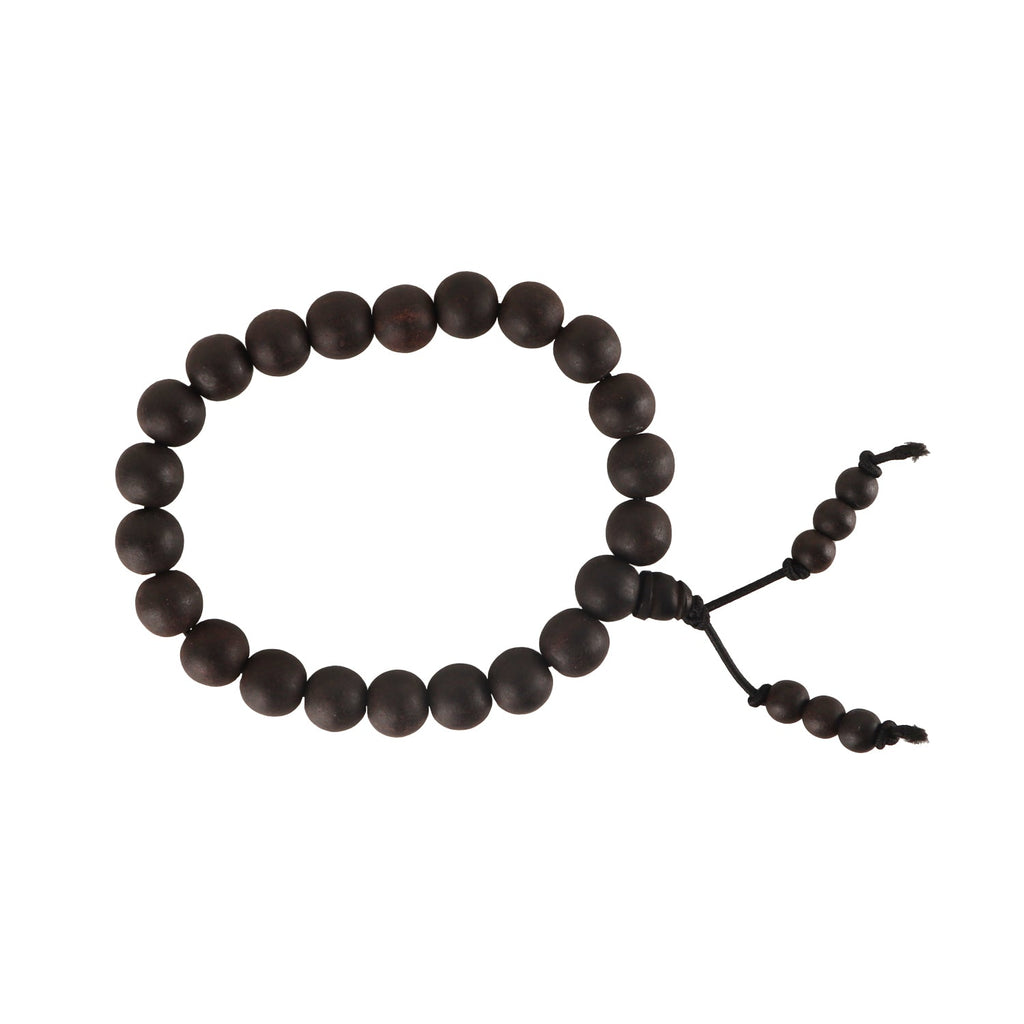 Black Rutilated Quartz Ebony Wood Beads Bracelet – RainbowShop for Craft