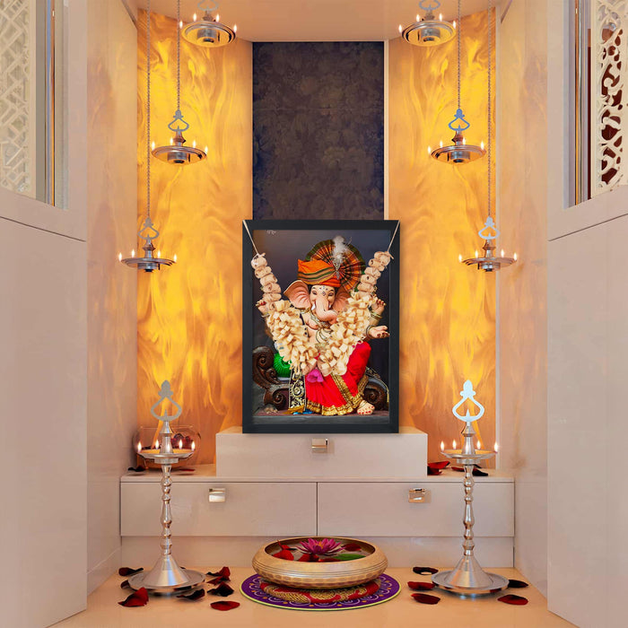 Chandan Mala | Sandalwood Mala/ Mysore Sukkad Haar for Deity