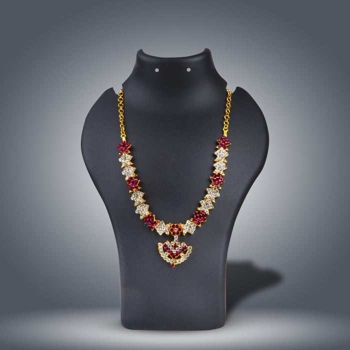 Stone Necklace | Multicolour Stone/ Stone Jewellery for Deity