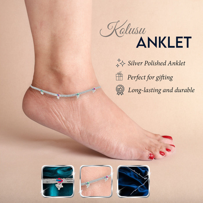 Kolusu | Anklet/ Gold Polish Anklet/ Silver Polish Anklet/ Anklet for Women