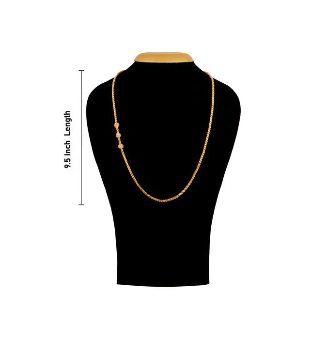 Gold Plated Chain | Artificial Gold Chain/ Jewellery for Men and Women