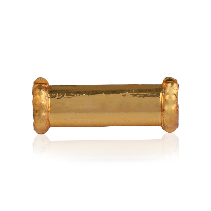 Thirumangalyam Pipe - 0.5 Inch | Thali Mangalsutra/ Gold Polish Nanakuzha for Deity