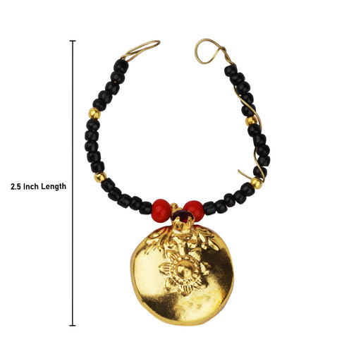 Mangal Sutra - 2.5 Inch | Golden Polish Thali/ Hindu Thali for Deity - Neck & Body Accessories
