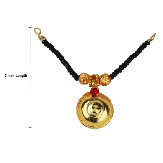 Karugamani - 2 Inch | Mangalsutra/ Black Mangal Sutra/ Jewellery for Deity - Neck & Body Accessories