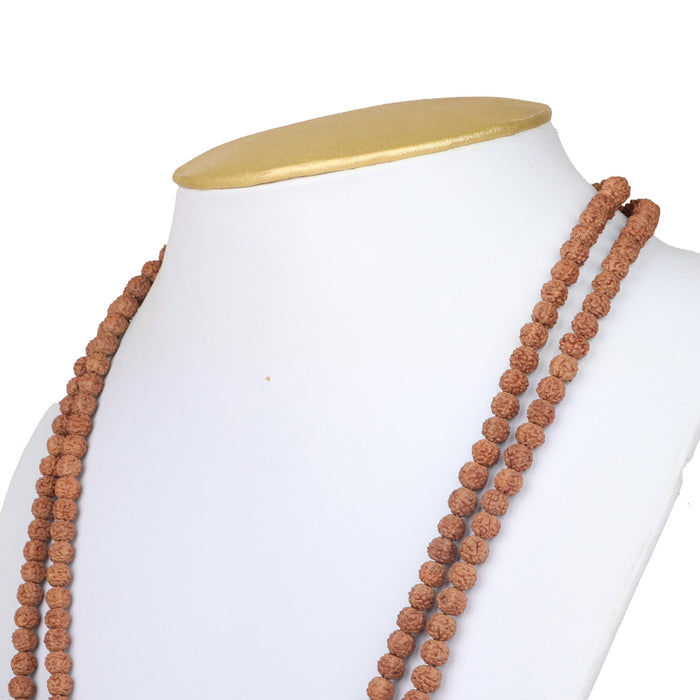Ruthratcham Malai | 220 Beads Rudraksha Mala/ Rudra Mala/ Kantha Mala for Men and Women