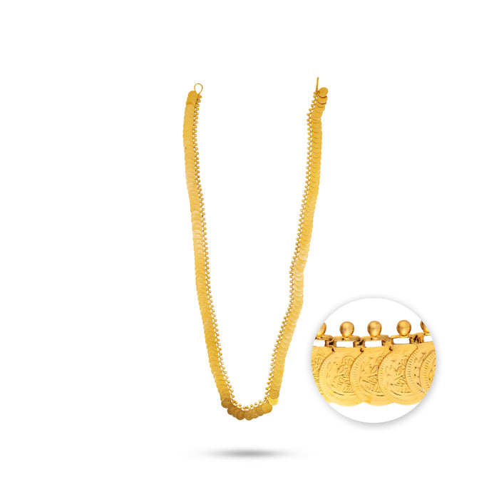 Kasumala | Small Kasu Mala/ Gold Polish Deity Jewelry/ Jewellery for Deity