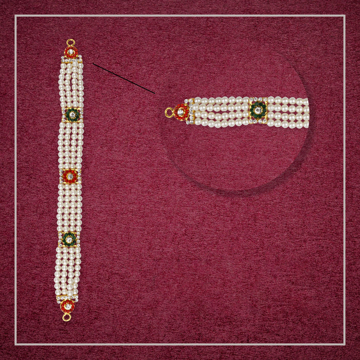 Moti Belt - 10 Inches | Waist Belt/ Deity Jewellery/ Ottiyanam for Deity