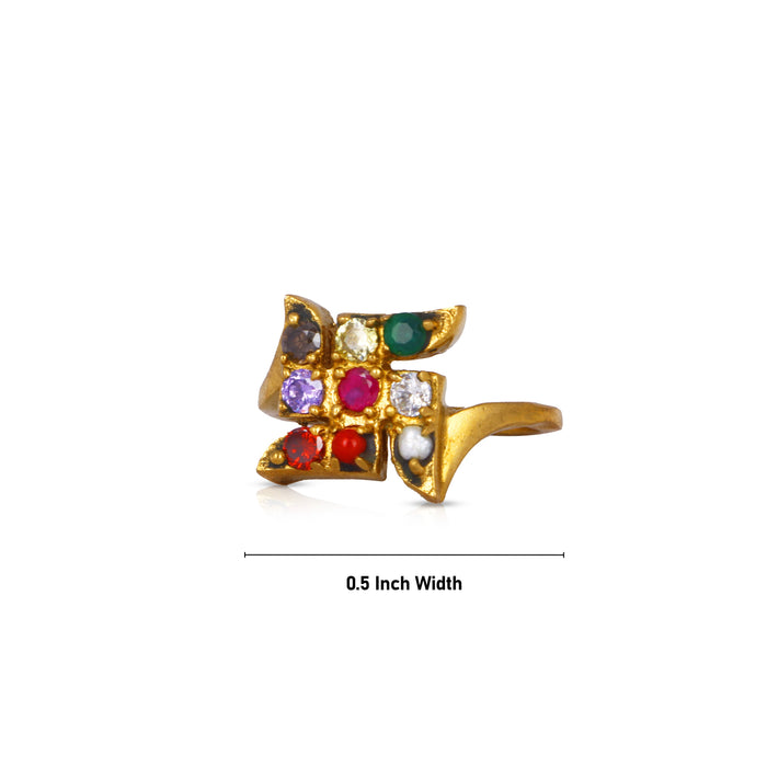 Giri Navratan Stone Ring Navratna Gemstones Ring Stone Ring