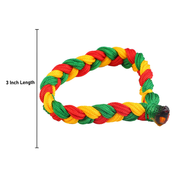 Thread Bracelet - 3 Inches | Multi Colour/ Thread Hand Band for Men & Women