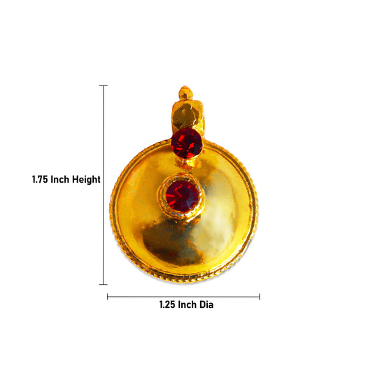 Thali Mangalsutra - 1.25 Inch | Pottu Thaali/ Hindu Mangalsutra for Deity - Neck & Body Accessories