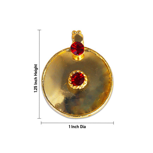 Thali Mangalsutra - 1 Inch | Pottu Thaali/ Hindu Mangalsutra for Deity - Neck & Body Accessories