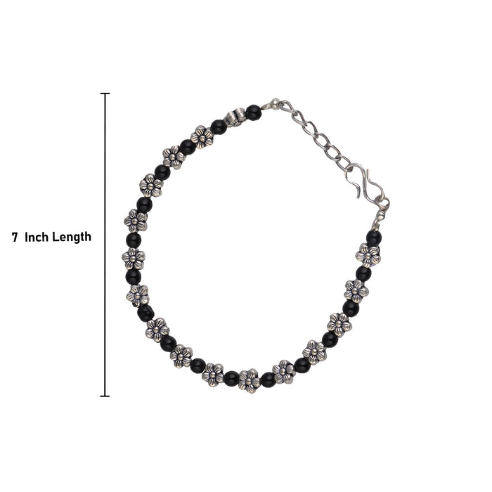 Fancy Bracelet - 7 Inches | Ladies Bracelet/ Silver Oxidised Jewelry for Women - Bracelet