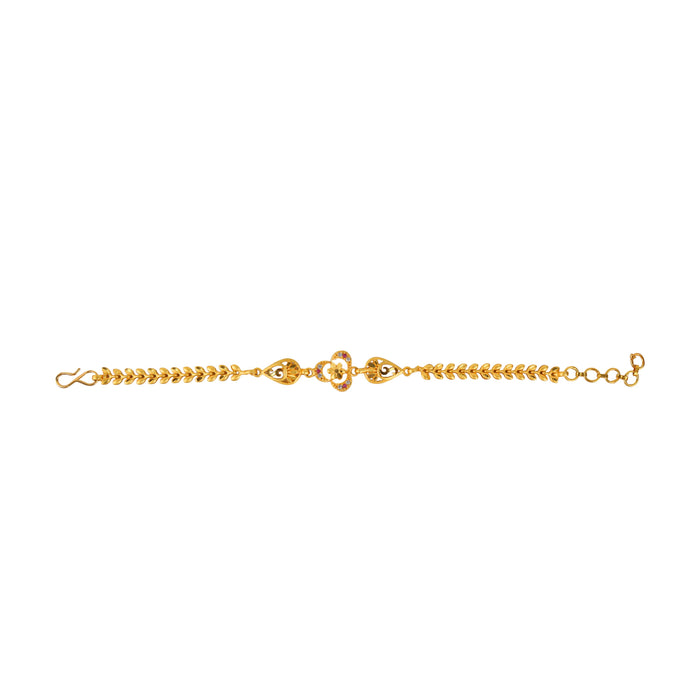 Bracelet - 6.5 Inches | Ladies Bracelet/ Gold Polish Hand Band/ Jewellery for Women