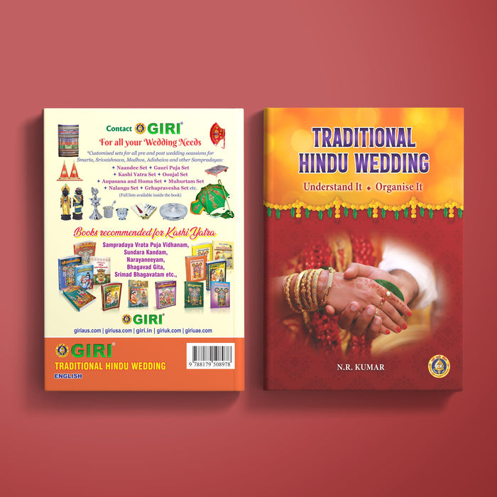 Traditional Hindu Wedding - Understand It - Organise It - English | by N.R.Kumar/ Hindu Spiritual Book