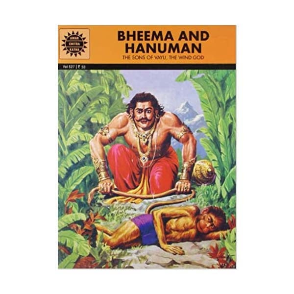 Bheema And Hanuman - The Son Of Vayu, The Wind God - English | Story Book/ Moral English Story