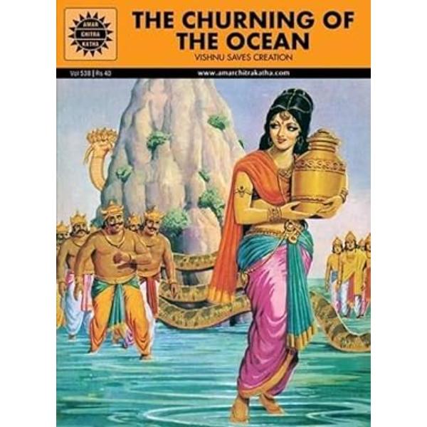 The Churning Of The Ocean - Vishnu Saves Creation - English | by Toni Patel/ Comic Book/ Story Book