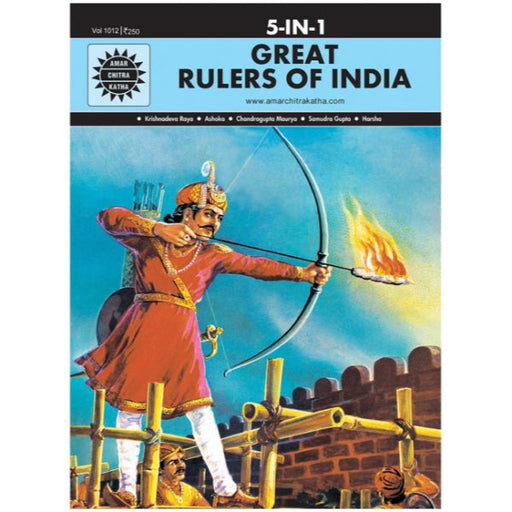 Great Rulers Of India - English | 5 In 1 Story Book/ Childrens Book - Children Comics