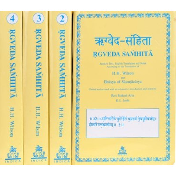 Rigveda Samhita (4 Volumes Set) - Sanskrit - English online giri