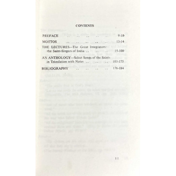 The Great Integrators - The Saint - Singers Of India - English | by Dr. V. Raghavan - Bhajan, Music & Dance